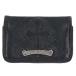  Chrome Hearts CARD CASE резиновая втулка имеется Cross patch кожа футляр для карточек б/у OS06
