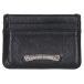 Chrome Hearts DOUBLE SIDE двойной боковой прокрутить этикетка есть кожа футляр для карточек б/у SS13