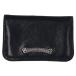  Chrome Hearts футляр для карточек CARD CASE резиновая втулка имеется кожа футляр для карточек б/у SJ02