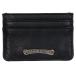  Chrome Hearts DOUBLE SIDE двойной боковой прокрутить этикетка есть кожа футляр для карточек б/у OS06