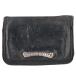  Chrome Hearts CARD CASE резиновая втулка имеется кожа футляр для карточек б/у NO05