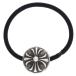  Chrome Hearts HAIRBAND Cross мяч кнопка резинка для волос серебряный Conti . б/у SJ02