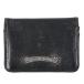  Chrome Hearts CRD CSE3PKTWDV1 арка Logo plate 3 карман кожа футляр для карточек б/у OK15