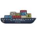  Chanel здесь Mark Logo Ferrie узор брошь б/у BS99