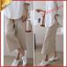 linen широкий брюки linen брюки широкий брюки одноцветный гаучо . лен лен . свободно низ женский гаучо relax оплата при получении не возможно 