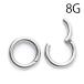  пирсинги 8G одним движением seg men to кольцо kli машина обруч .. одна сторона уголок для металл аллергия соответствует 