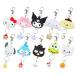  Sanrio лицо форма катушка брелок для ключа брелок для ключа ключ утерян предотвращение цепочка для ключей катушка имеется ранец симпатичный модный герой товары 
