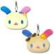  Sanrio Usahana мягкая игрушка лицо катушка чехол для пропуска катушка имеется чехол для пропуска держатель карта IC установленный срок эмблема кейс inserting герой 