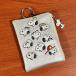  бесплатная доставка Peanuts / Snoopy ALL вышивка Pas сумка SPZ-3819 / серебряный 