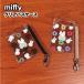 MIFFY/ Miffy прозрачный чехол для пропуска | цветок pop серии DBM-2403-4 / pop рисунок монохромный рисунок 