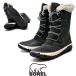 soreruSOREL боты женский NL3146 010 чёрный затемненный and a bow to pra палантин OUT'N ABOUT PLUS TALL защищающий от холода водонепроницаемый Hokkaido снег зима 
