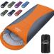  sleeping bag LEEPWEI envelope type light weight super warm heat insulation -15 times enduring cold waterproof compact easy storage sleeping area in the vehicle disaster prevention for outdoor camp circle wash possibility storage sack 
