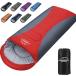  sleeping bag LEEPWEI envelope type light weight super warm heat insulation -15 times enduring cold waterproof compact easy storage sleeping area in the vehicle disaster prevention for outdoor camp circle wash possibility storage sack 