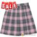 [ ограниченное количество ][ outlet ]KR371 Crows yua I z~ серый розовый юбка [ возвращенние товара не возможно ]
