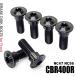  titanium болт Honda CBR400R NC47 NC56 специальный тормоз диск болт передний 6 шт. комплект M8×24 P1.25 черный легкость custom винт 