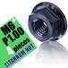M6 P1.00 titanium гайка фланец гайка 4 шт. комплект шестигранная гайка черный 6mm pitch 1.0 мотоцикл машина велосипед custom детали легкость MTB MBX горный велосипед состязание 