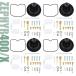  Zephyr 400 Zephyr χ ZR400C carburetor repair kit C1~C7 89~95 G1~G9 96~05 original interchangeable for 1 vehicle overhaul diaphragm ZEPHYR400 ZEPHYRχ