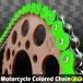 CYC バイクチェーン 蛍光グリーン 蛍光緑 525-120L カラーチェーン ドライブチェーン Oリング シールチェーン カラーシールチェーン