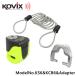 KOVIX(ko Bick s) сигнализация имеется блокировка диска KS-6 флуоресценция зеленый предохранительный трос 150cm блокировка диска адаптор комплект мотоцикл wire lock . покупка 