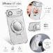 iPhone 17 Air�p �X�}�z�P�[�X �V���o�[ �~���[�t�� �L���L���ł������ �J�o�[ TPU ����~�� �X�^���h�p�����O�t�� �c�u�� ���u�� �}�O�l�b�g�Ή� [96793]