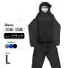 [ ликвидация запасов sale] костюм-сауна черный L мужской женский для мужчин и женщин костюм спорт одежда ходьба тренировка тренировка одежда жир . горение 