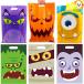 DERAYEE Halo we n сумка винил пакет упаковка пакет тыква чёрный кошка 36pcs ввод кошка zombi.. Monstar тыква одна сторона глаз Monstar красивый подарок для (6 вид 