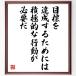 �����u�ڕW��B�����邽�߂ɂ́A�ϋɓI�ȍs�����K�v���v���M�����F���z�^�󒍌㒼�M