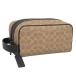  Coach сумка мужской ручная сумочка outlet PVC Brown Large путешествие комплект signature LRG TRVL KT SG CAR19QBNRX COACH