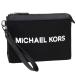  Michael Kors задний мужской клатч outlet парусина черный 37T5LCOU9U 001 MICHAEL KORS
