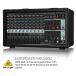 BEHRINGER �׃����K�[�@14ch�X�e���I�p���[�h�~�L�T�[�@PMP2000D EUROPOWER