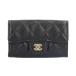  Chanel Classic заслонка футляр для карточек футляр для карточек черная икра s gold AP0214 женский CHANEL б/у прекрасный товар 