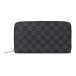  Louis Vuitton Zippy * бур nai The - Damier gla Fit длинный кошелек Damier gla Fit парусина N63077 мужской LOUIS VUITTON б/у прекрасный товар 