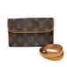  Louis Vuitton небольшая сумочка f Rolland чай n сумка-пояс монограмма парусина M51855 Brown женский LOUIS VUITTON б/у 