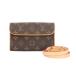  Louis Vuitton небольшая сумочка f Rolland чай n сумка-пояс монограмма парусина M51855 Brown женский LOUIS VUITTON б/у 