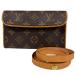  Louis Vuitton небольшая сумочка f Rolland чай n сумка-пояс монограмма парусина M51855 Brown женский LOUIS VUITTON б/у 