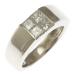  булавка кольцо для ключей кольцо 4.5 номер Pt950 платина бриллиант 0.50ct женский б/у прекрасный товар 
