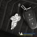 [MICHELIN стандартный товар ] брелок для ключа кольцо для ключей Classic 2D Sprinter viva n dam Michelin man ремешок 6×3.5cm