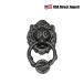 [ импорт из США ]Black Antique Colonial Heavy-Duty Door Knocker NUVO IRON дверь no машина произведение искусства 