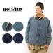 HOUSTONhyu- камень жакет Denim охота мужской внешний большой размер простой Vintage б/у одежда чувство течение времени изменение сделано в Японии осень-зима ko-te51303