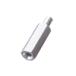  aluminium проставка M3/8mmo винт me винт (BSL-308E)