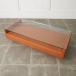 arflex Arflex A TABLE living стол вода телячья кожа натуральная кожа плетеный центральный стол стекло настольный кожа W124cm Hori Dayz 101280