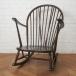  очень редкий ercol Grand fa The - кресло-качалка Британия Vintage a- call дешево приятный стул arm стул Англия из дерева стул 101682