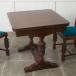  Британия античный do грузовик f стол . длина тип дерево скульптура bar Boss нога дуб обеденный стол повышение Англия Classic 102256