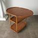 IZ69508F* rare Ercol Drop leaf Toro Lee Vintage L m caster side table Wagon to lorry England a- call 