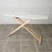 IZ78694N* Germany made SIDE BY SIDE ironing board stand wooden natural wood folding folding height adjustment possibility laundry supplies rhinoceros Dubai side 