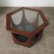  редкость G-PLAN Hexagonal шести- gonaru стол Британия Vintage центральный стол кофе стол боковой стол ji- план 88494