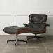 Herman Miller lounge стул &amp; подставка для ног Herman Miller натуральная кожа Eames Eames стул диван легкий стул табурет шедевр 93735