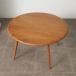 Ercol раунд кофе стол a- call Британия Vintage круглый раунд центральный стол low стол натуральное дерево Англия 95939