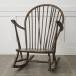  очень редкий ercol Grand fa The - кресло-качалка Британия Vintage дешево приятный стул arm стул стул из дерева Англия a- call 99862
