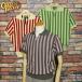 GOOD ROCKIN'gdoro gold Vintage style Stripe S/S Knit Shirt Vintage стиль полоса короткий рукав вязаный рубашка GRK-014